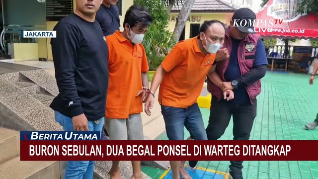 Buron 1 Bulan, 2 Pelaku Begal Ponsel di Warteg Kawasan Jelambar Ditangkap Polisi