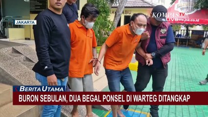Buron 1 Bulan, 2 Pelaku Begal Ponsel di Warteg Kawasan Jelambar Ditangkap Polisi
