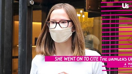 Violet Affleck Reveals Post-Viral Condition While Giving Speech Against Mask Bans
