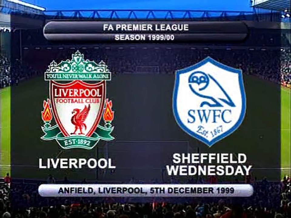 Season 1999-00 - Liverpool vs Sheffield Wednesday