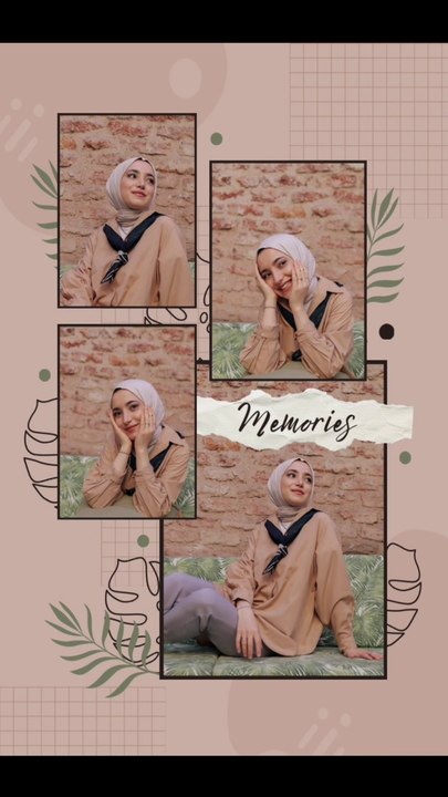 Memories Photo Collage Portrait #collage #canva