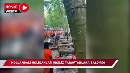 EURO 2024 yarı finali öncesi Dortmund'da olaylar: Hollandalı holiganlar İngiliz taraftarlara saldırdı