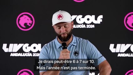 LIV Golf - Sans trophée, Rahm ne peut pas donner plus d’un 7/10 à sa saison pour l’instant