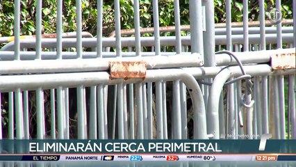 Retirarán vallas metálicas en predios de la Asamblea Nacional