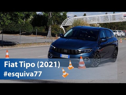 Fiat Tipo 2021 - Maniobra de esquiva (moose test) y eslalon | km77.com