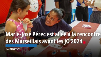 Marie-José Pérec est allée à la rencontre des Marseillais avant les JO 2024