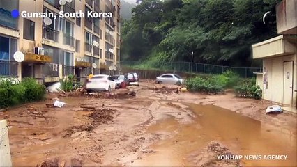 Four dead in record torrential rains in South Korea