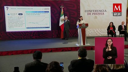 Vilchis desmiente ante AMLO que se haya disminuido el presupuesto en el sector salud