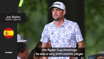 Rahm surprised but understands U.S. Ryder Cup captain pick