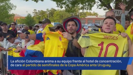 Locura entre la afición de Colombia de cara al partido de semis ante Uruguay