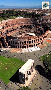 Colosseum of Rome of Italy .