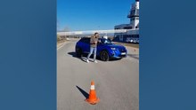 ¡Tras las cámaras! Maniobra de esquiva del Peugeot e-2008 | km77.com | #shorts
