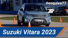 Suzuki Vitara - Maniobra de esquiva (moose test) y eslalon | km77.com