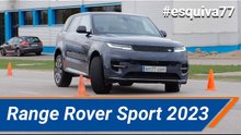 Range Rover Sport P510e 2023 - Maniobra de esquiva (moose test) y eslalon | km77.com