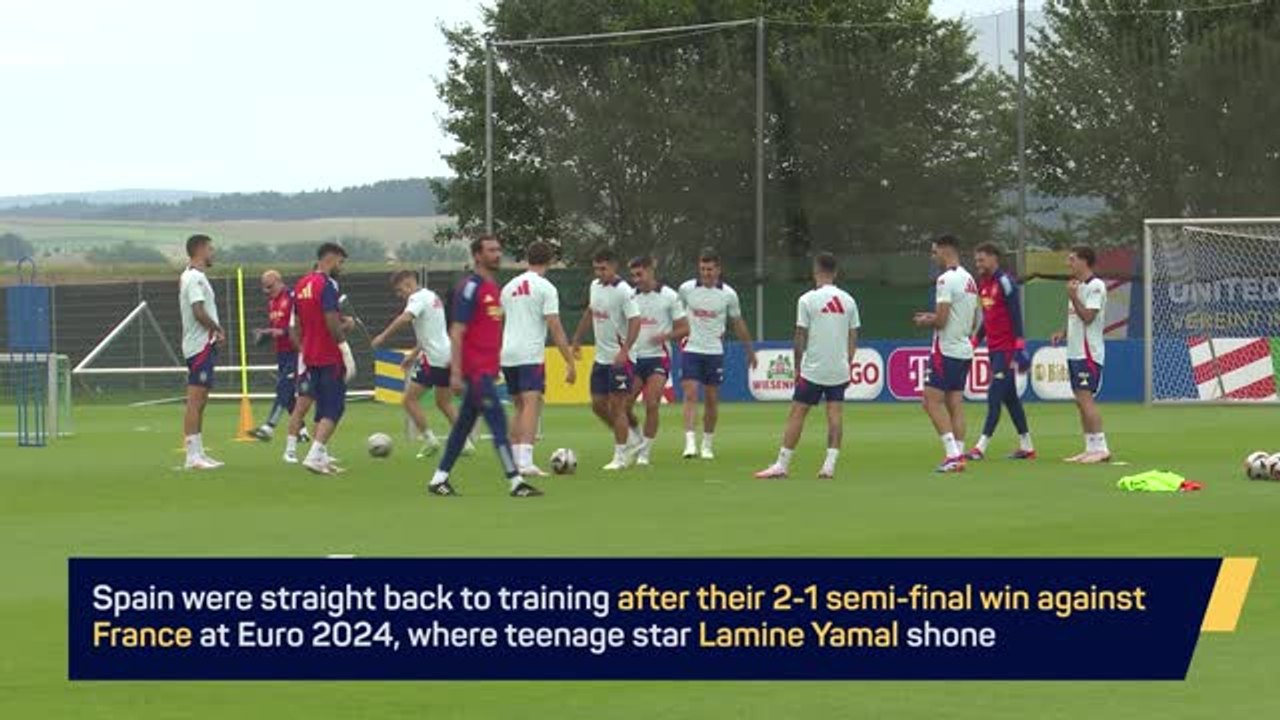 Spain kick off their Euro 2024 final preparations