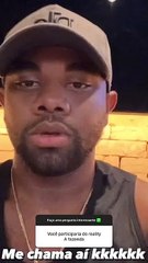 Davi Brito revela interesse em participar de A Fazenda: "O pau vai quebrar"