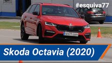 Skoda Octavia Combi RS (2020) - Maniobra de esquiva #esquiva77 (moose test) y #eslalon77 | km77.com
