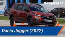 Dacia Jogger (2022) - Maniobra de esquiva #esquiva77 (moose test) y #eslalon77 | km77.com