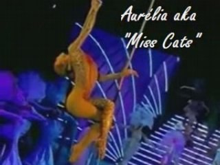 Aerial contortion with silk