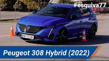 Peugeot 308 Hybrid (2022) - Maniobra de esquiva #esquiva77 (moose test) | km77.com