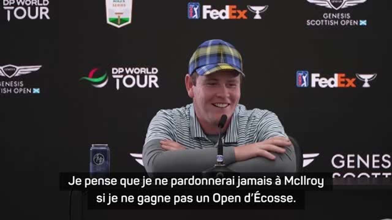 Open d’Écosse - MacIntyre : “Je ne pardonnerai jamais à McIlroy si je ne gagne pas un Open d'Écosse”