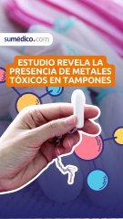 Estudio revela la presencia de metales tóxicos en tampones