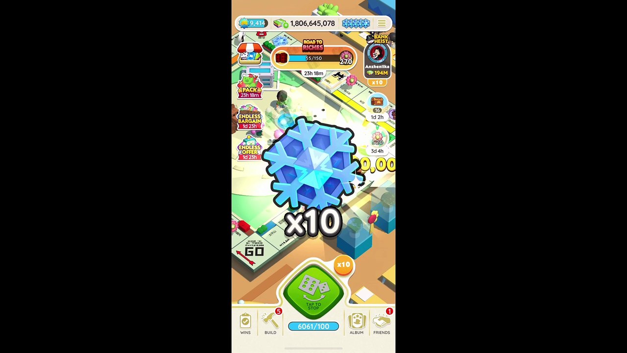 [Miniriceto]Game Play _ Monopoly Go! Day 309