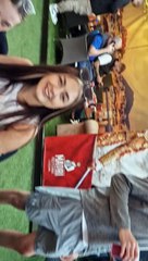 Half time at Bar Sport Cannock in the Enflandv Netherlands semi final