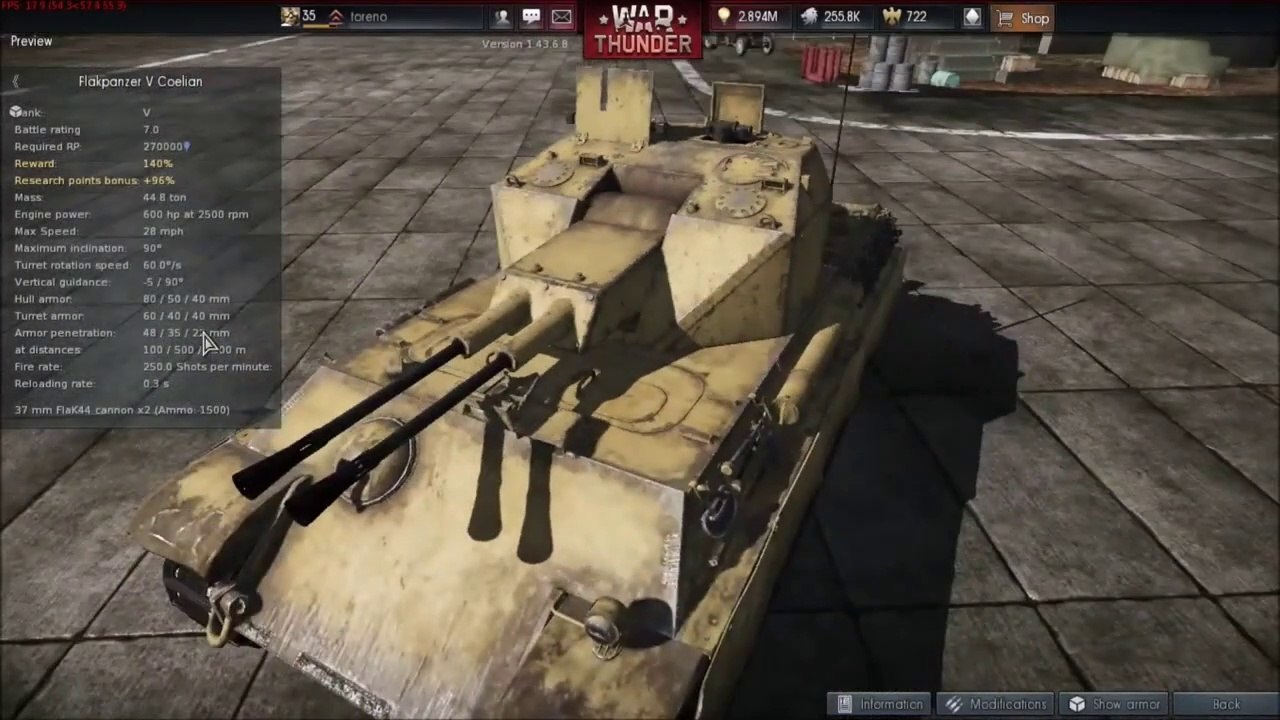 War Thunder 1.43 Dev Server - New Tanks, Tank Destroyers and SPAA!