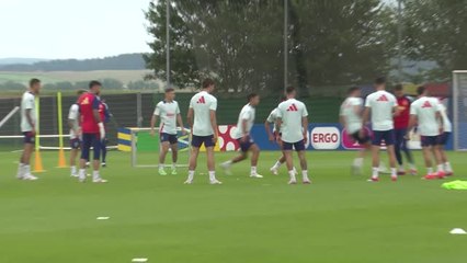 Espagne - La Roja de retour à l'entraînement pour préparer la finale