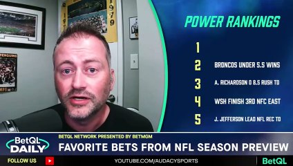 Our Favorite NFL Bets! New England Patriots