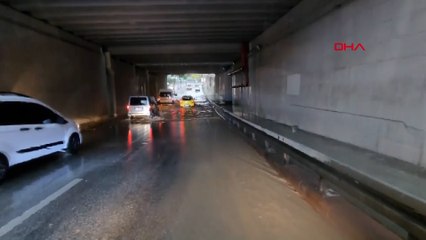 Konya'da sağanak; altgeçitler suyla doldu