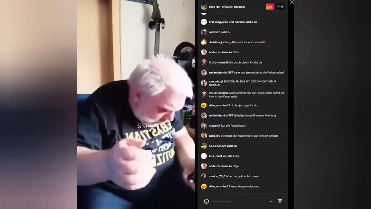 Chanti wirft Basti irgendwas an den Kopf! Basti ruft Polizei! Opus-Dei