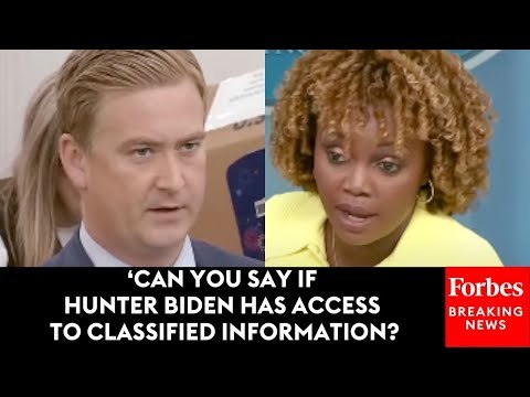 ‘What Is Hunter Biden Doing In White House Meetings?’: Doocy Grills KJP On Biden Family Involvement