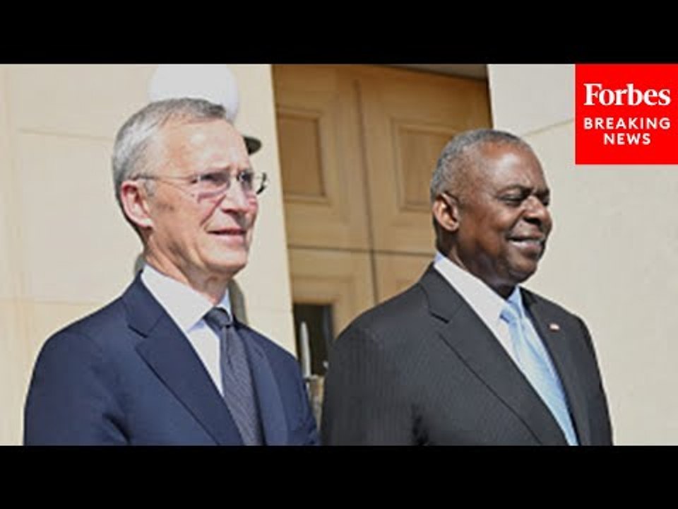 JUST IN: Pentagon Holds Press Briefing After Hosting NATO Chair Jens Stoltenberg