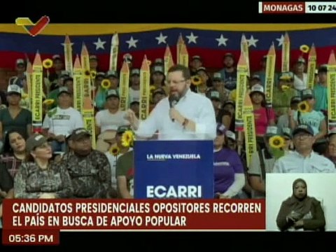 Candidatos presidenciales continúan su recorrido por el país