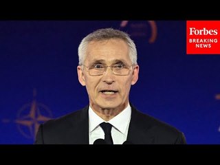 Secretary General Jens Stoltenberg Addresses The 2024 NATO Summit In Washington DC