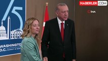 Cumhurbaşkanı Erdoğan, NATO Liderler Zirvesi kapsamında İtalya Başbakanı Giorgia Meloni ile bir araya geldi