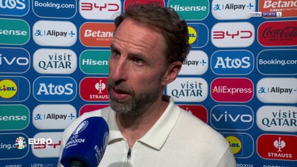 Euro 2024 - Southgate : "Nous étions venus pour ça"