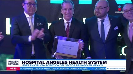 Hospital Angeles Health System presenta un nuevo brazo robótico