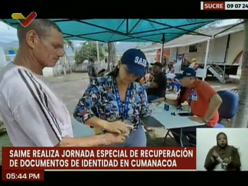 Sucre | Saime realiza jornada de recuperación de documentos en Cumanacoa