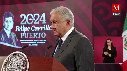 AMLO habla sobre el proyecto ferroviario anunciado por Claudia Sheinbaum