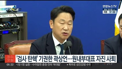 '검사 탄핵' 기권한 민주 곽상언…원내부대표 자진 사퇴
