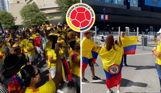 Aficionados de Colombia toman Charlotte y se convierte en Barranquilla previo al duelo contra Uruguay
