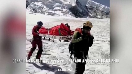 Corpo de alpinista dos EUA encontrado após 22 anos no Peru