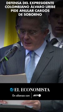Defensa del expresidente colombiano Álvaro Uribe pide anular cargos de soborno