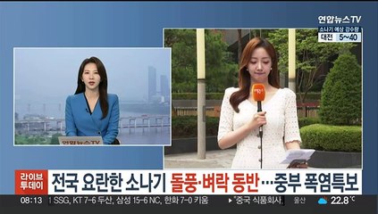 [날씨] 전국 요란한 소나기…수도권·강원 영서 폭염특보