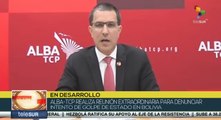 El Secretario Ejecutivo del ALBA -TCP Jorge Arreaza presentó el proyecto de declaración