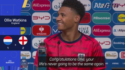 Watkins in awe, describing life-changing goal that sends England to Euro 2024 final