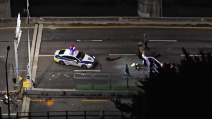 서울 보라매고가차도 중앙분리대 충격..."음주 운전" / YTN